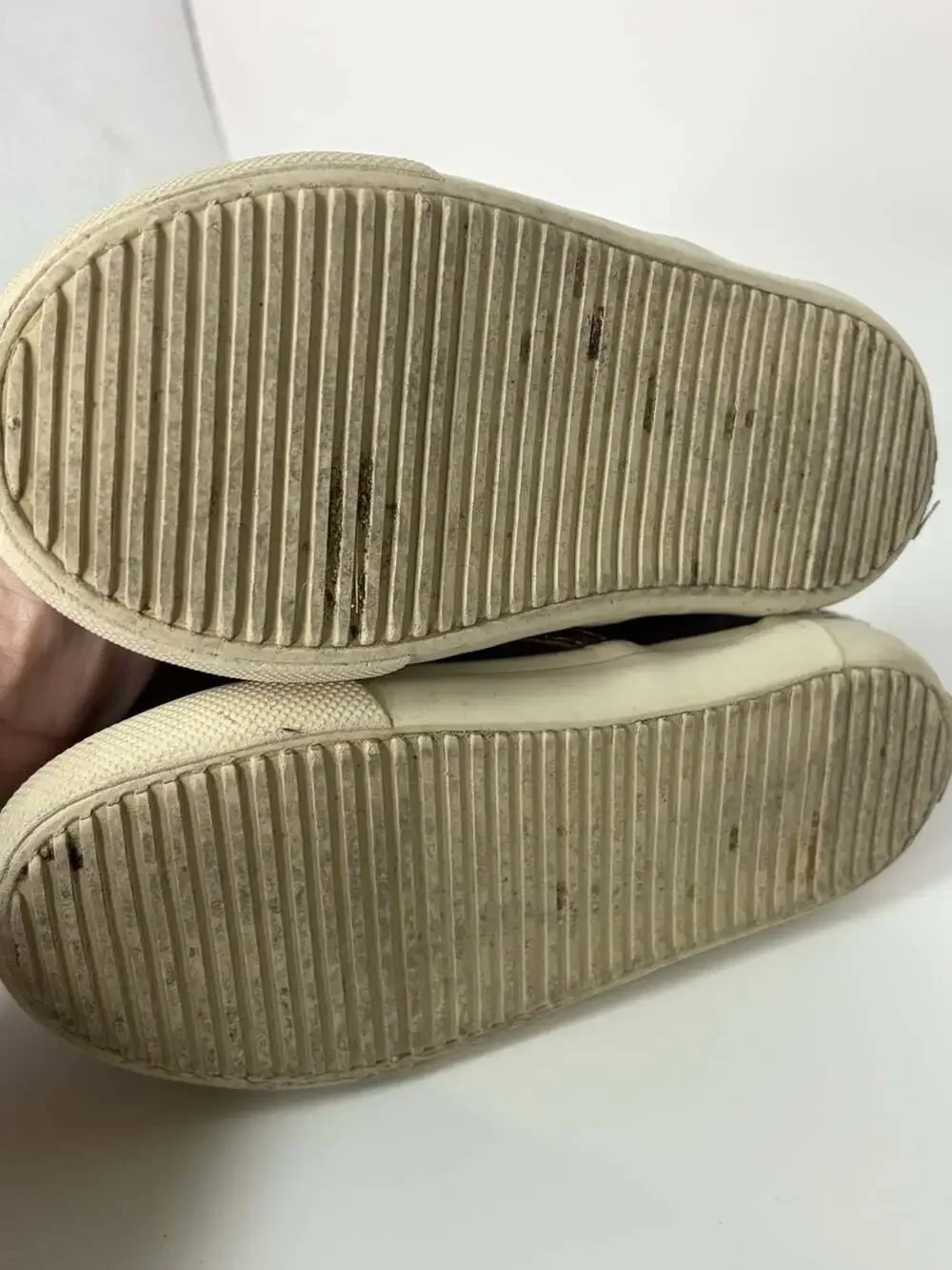 Old Navy Shoes Boys 7C Brown Faux Leather Slip-On Sneakers